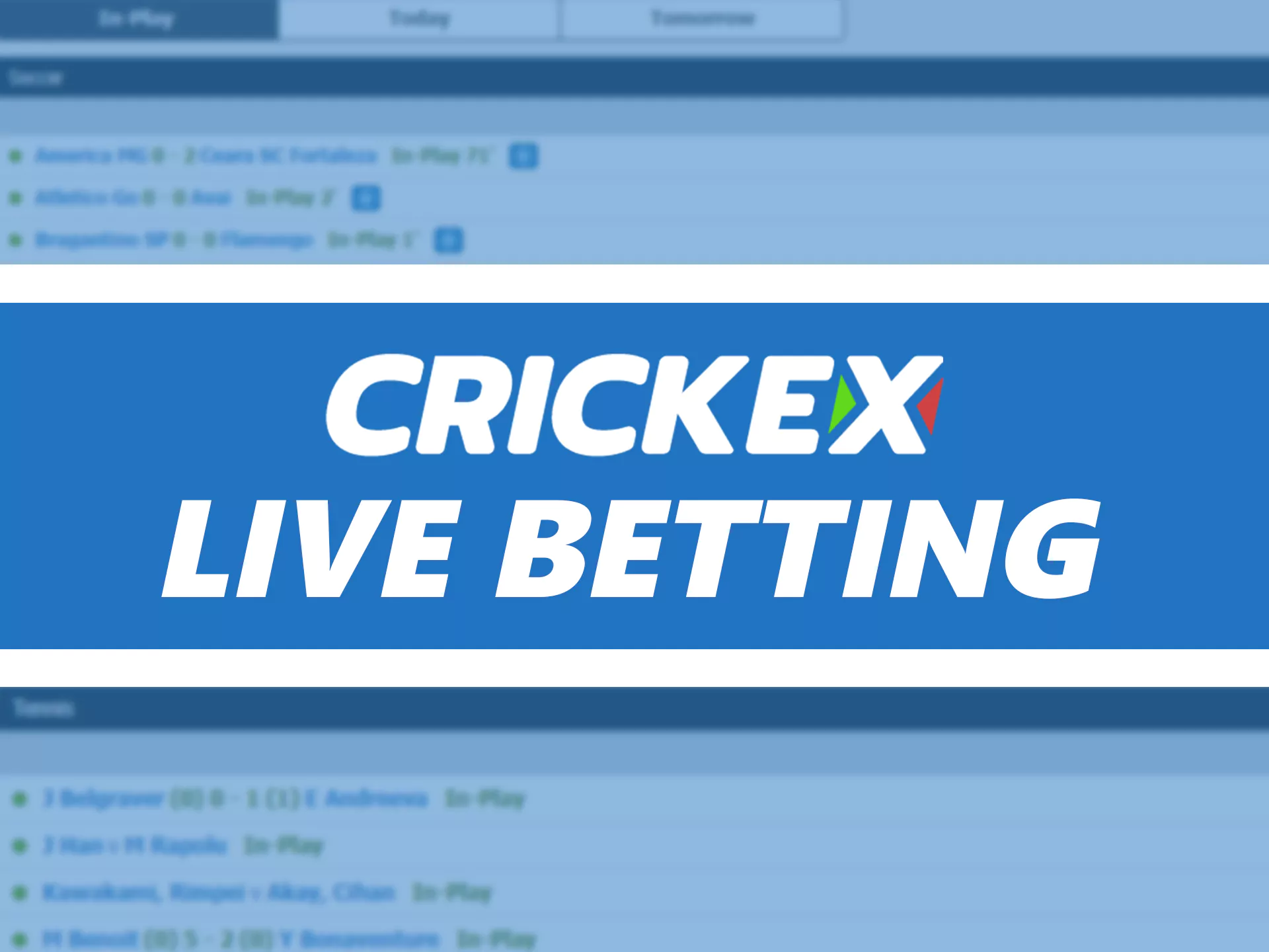 Crickex पर लाइव मैचों पर बेट लगाएं।