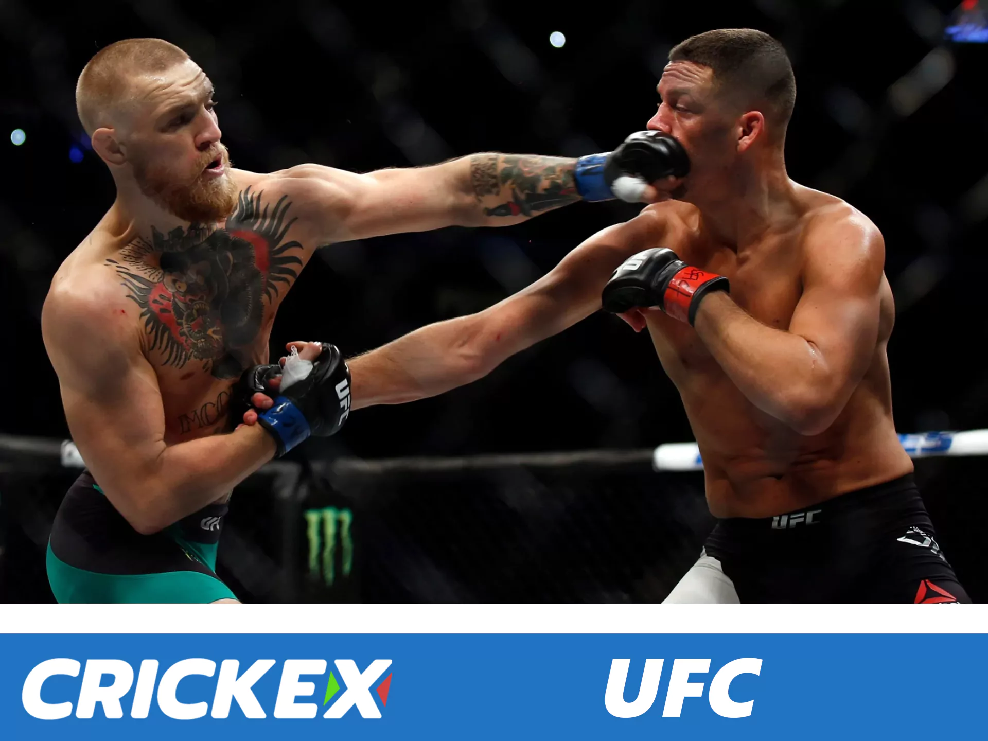 Crickex पर लाइव में प्रतिष्ठित ufc गेम्स पर बेट लगाएं।