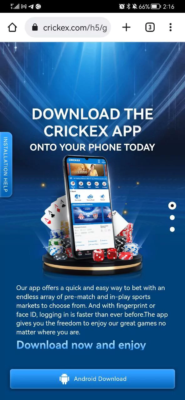 An up-to-date mobile app file is always available for our users.