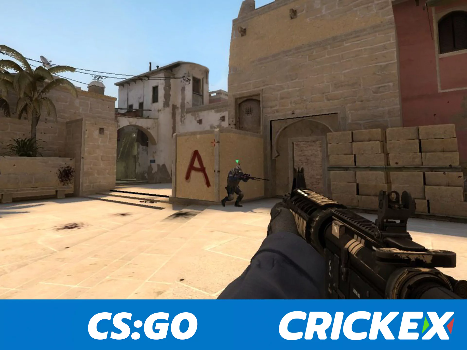 Crickex भारत में CS:GO पर दांव लगाने की पेशकश करता है।