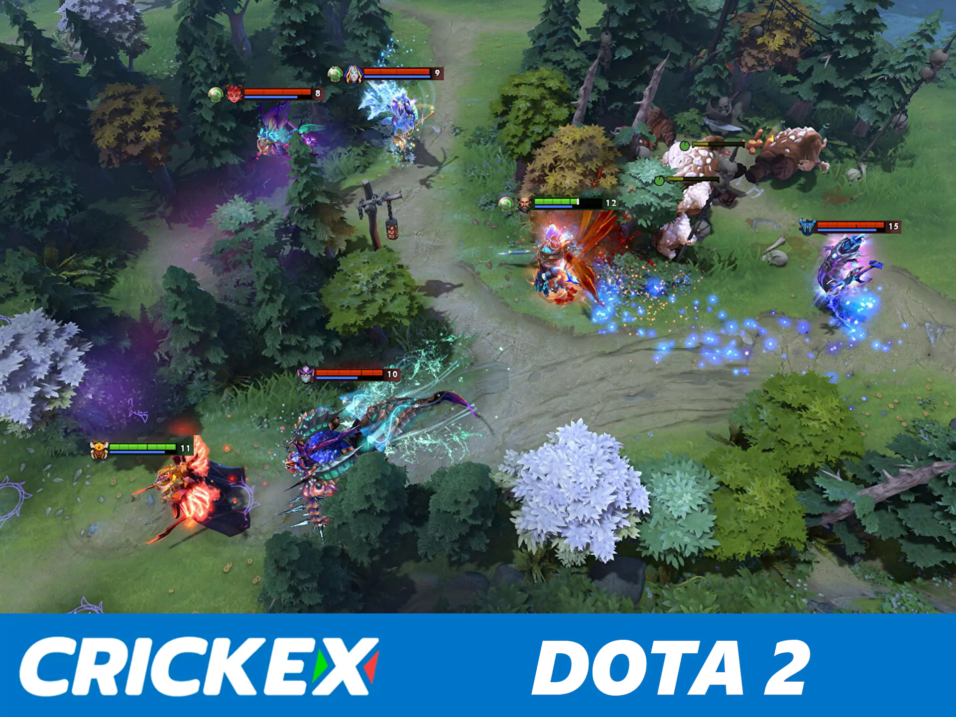 Crickex भारत में Dota 2 पर दांव लगाने की पेशकश करता है।