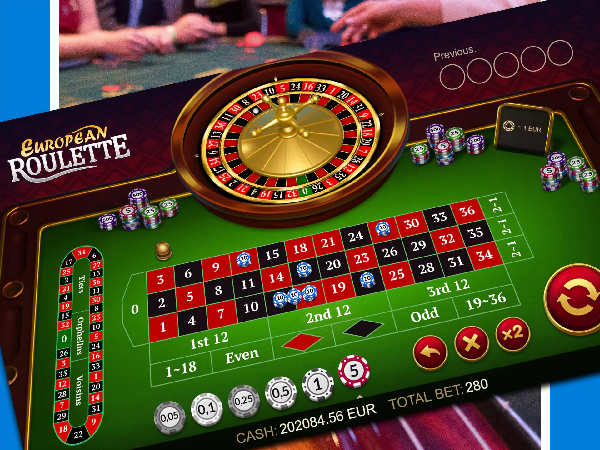 Choose the right Roulette for you on Crickex.