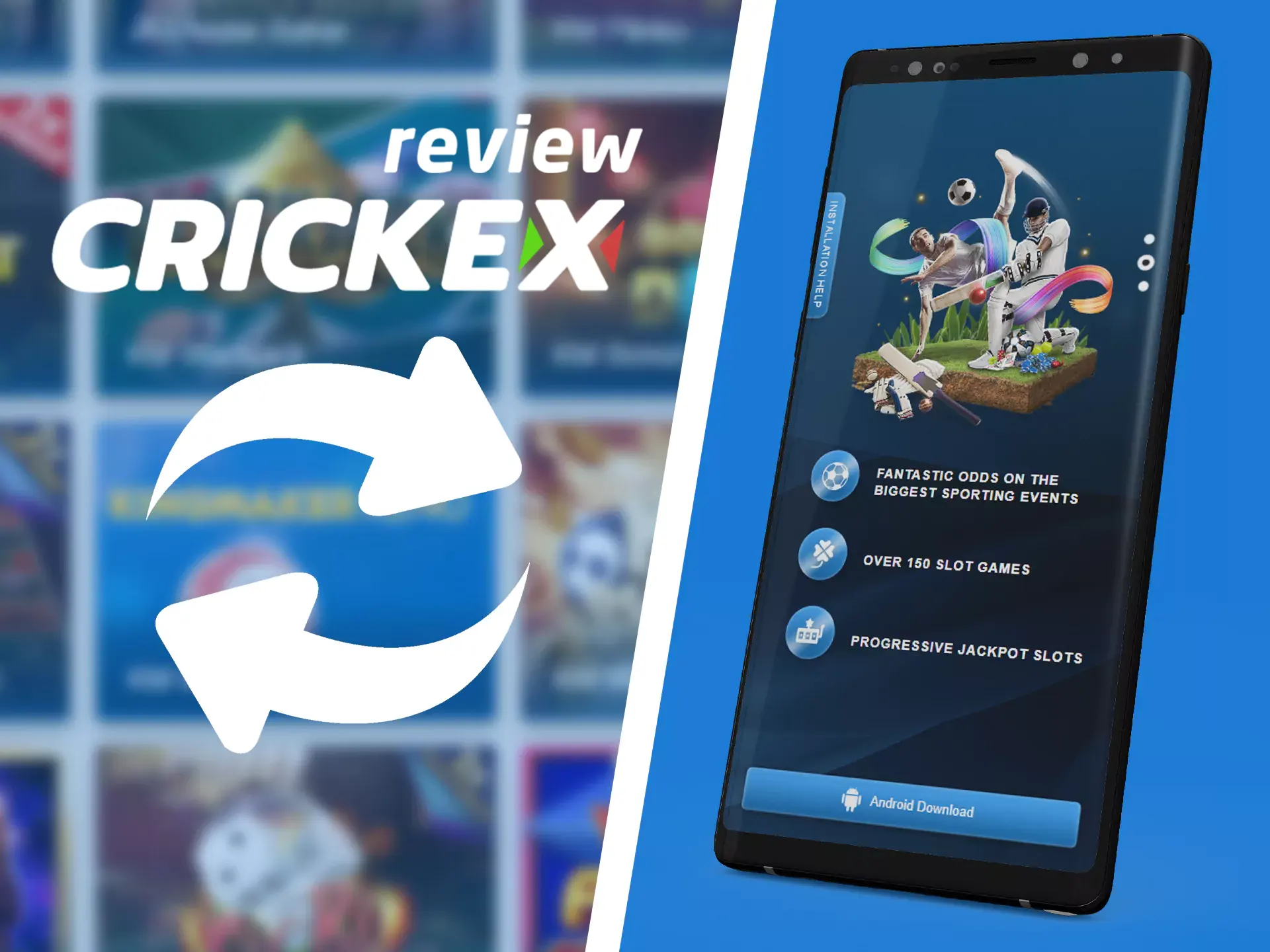 Update Crickex app on official site.